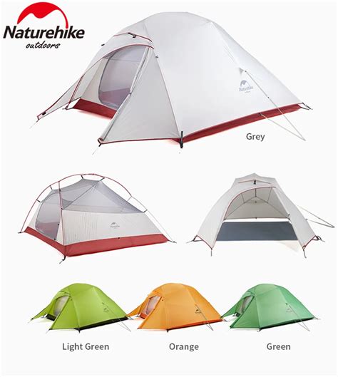 Naturehike CloudUp Series 3 Persons Tent 20D Silicone Double Layer