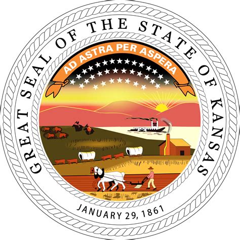 Kansas State Seal PNG & SVG Vector - Freebie Supply