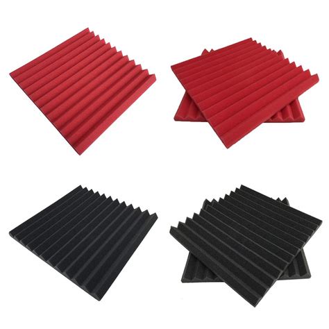 Buy 6pcs Studio Soundproofing Mute Foams Polyurethane Foam Noise Wall Studio Room Acoustic Wedge ...