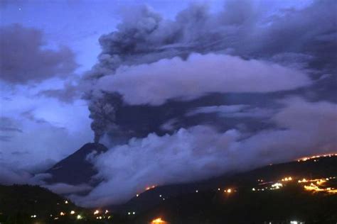 Alerta Naranja En Dos Provincias Por Volc N Tungurahua La Rep Blica Ec