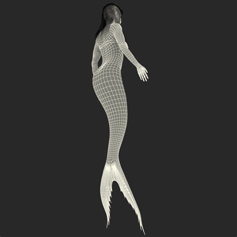 3d model of mermaid 2