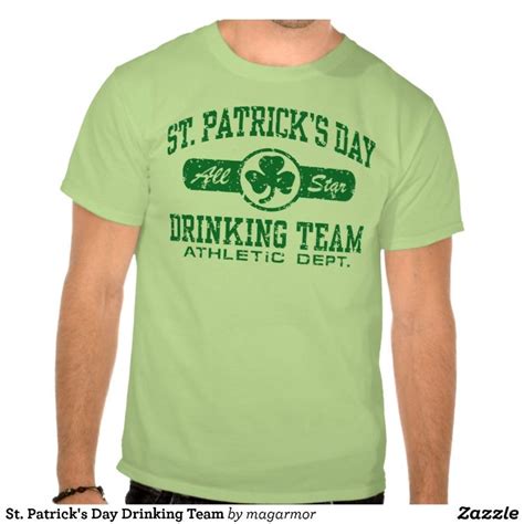 St Patricks Day Drinking Team T Shirt Zazzle Team T Shirts