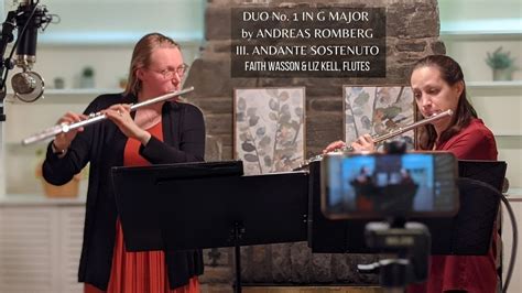 Duet No From Duos For Flutes Op Mvt Iii Andante