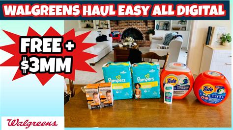 WALGREENS HAUL Easy All Digital Spend 40 Earn 20 Booster Learn