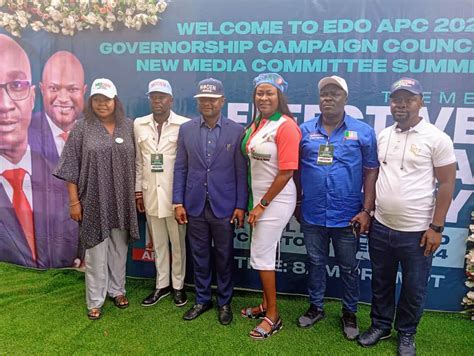 Edo Guber Apc Inaugurates New Media Committee The Nigerian Post