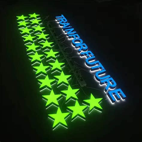 Custom Sign Company LED Outside Business Exterior Frontlit Shop 3D