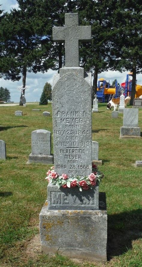 Franz Ignatius Frank Meyer Find A Grave Memorial