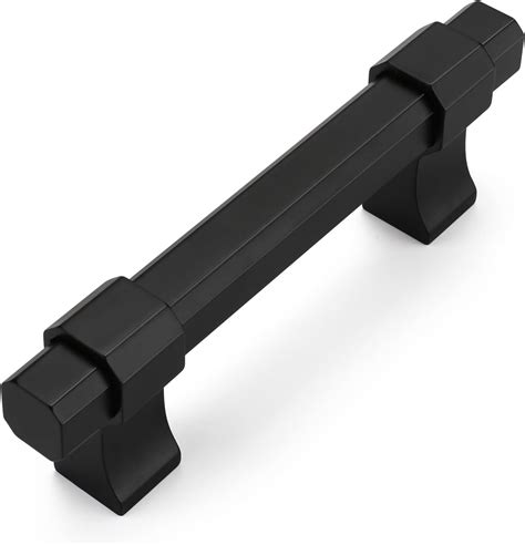 Homdiy Pack Inch Matte Black Cabinet Pulls Kitchen Cabinet Handles