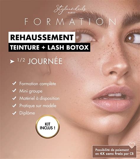 Formation Rehaussement De Cils Teinture Lash Botox Style And Cils