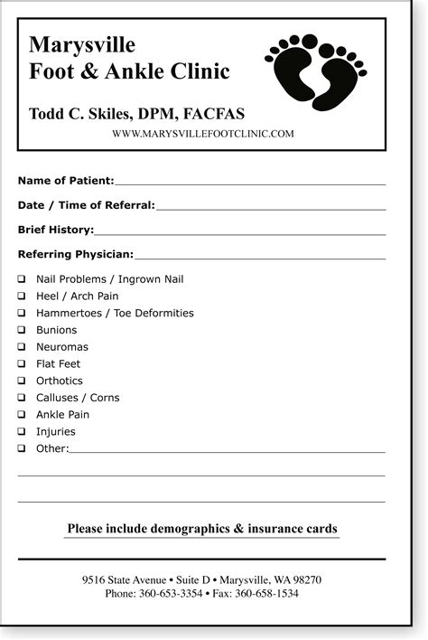 Sample Gallery Medical Referral Pads