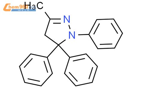 87839 70 1 1H Pyrazole 4 5 dihydro 3 methyl 1 5 5 triphenyl 化学式结构式分子