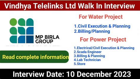 Mp Birla Group Walk In Interview 2023 Date 10122023 Sunday Walk In Interview In Uttar