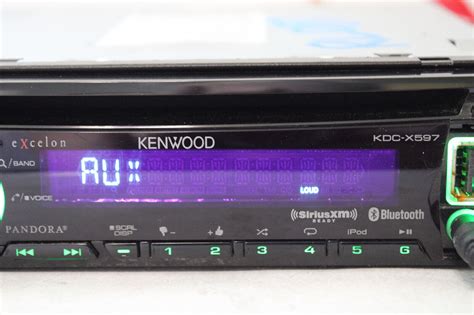 Kenwood Kdc X Cd Mp Receiver Radio Stereo Bluetooth Pandora