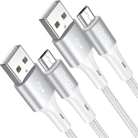 Câble Micro USB 1m 1 5m 2m Lot de 3 Gritin Cable Micro USB en