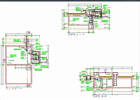 Cisterna 30m3 En Autocad Descargar Cad 19467 Kb Bibliocad