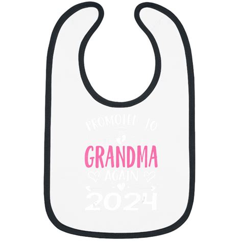 Promoted To Grandma Again 2024 Loading New Mother Pregnancy T Bibs Sold By Liguori1696 Sku