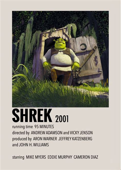 An Advertisement For Shrek The Animated Movie