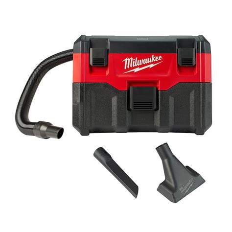 Milwaukee M18 18 Volt 2 Gal Lithium Ion Cordless Wet Dry Vacuum Vacuum Only 0880 20 The