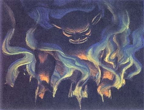 Tales from Weirdland: Fantasia (1940) concept art.