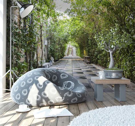 Garden 3D Mural Wallpaper - TenStickers