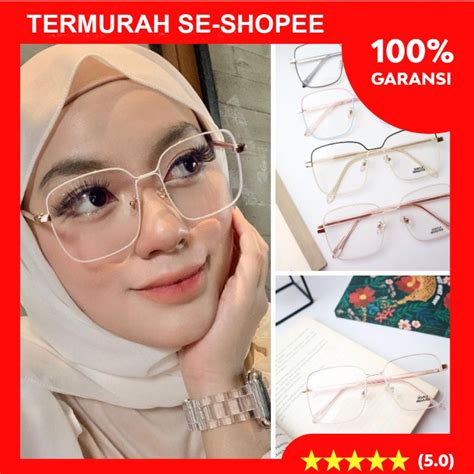 Jual Termurah Se Shopee Frame Kacamata Kotak Besar Paket