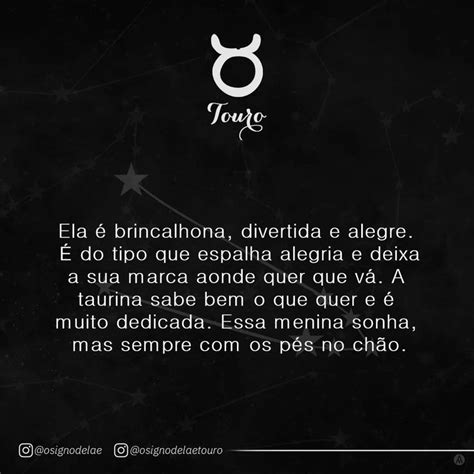 Pinterest Signo Touro Personalidade Frases Inspiracionais Signos Do