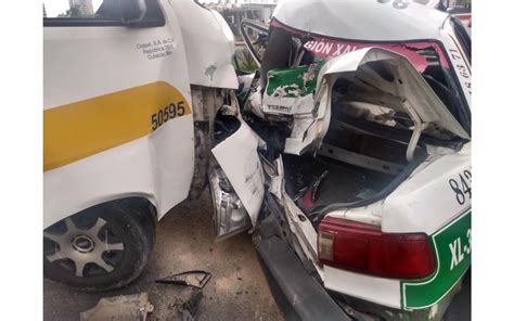 Choque Entre Una Camioneta Y Un Taxi En La Pradera Deja Dos Heridos En