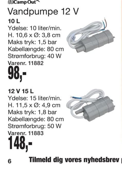 Camp Out Vandpumpe Tilbud Hos Harald Nyborg
