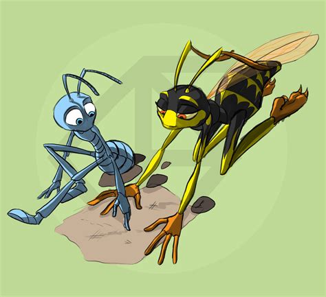 Kriim On Twitter Pin And Flik Abugslife Pixar Oc Flik