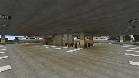 Minecraft Modern City Parking Garage Minecraft Map