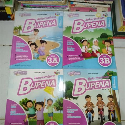 Jual ORIGINAL BUKU BUPENA JILID 3A 3B 3C 3D UNTUK SD KELAS 3 SATUAN