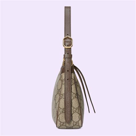 Sac Main Ophidia Petite Taille En Toile Supreme Beige Et B Ne