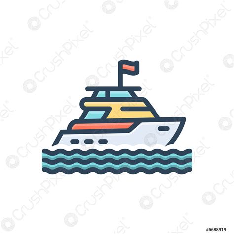 Yacht - stock vector 5688919 | Crushpixel