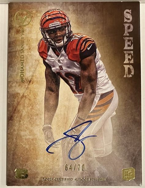 Topps Valor Mohamed Sanu La Ms Rookie Legionary Auto Speed Ebay