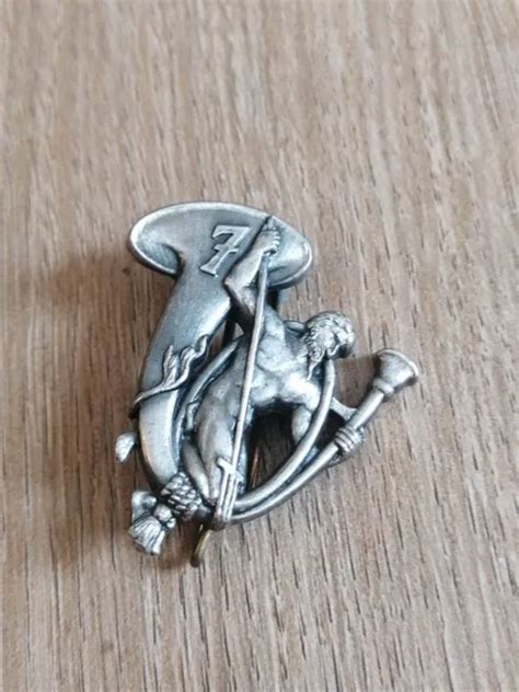 INSIGNE 7EME BATAILLON De Chasseurs Alpins EUR 7 00 PicClick FR