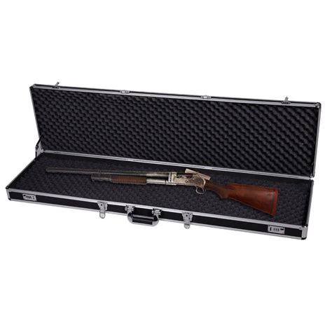 53 Long Aluminum Locking Rifle Gun Case Lock Shotgun Storage Box Carry Hunting Bow Hunting From