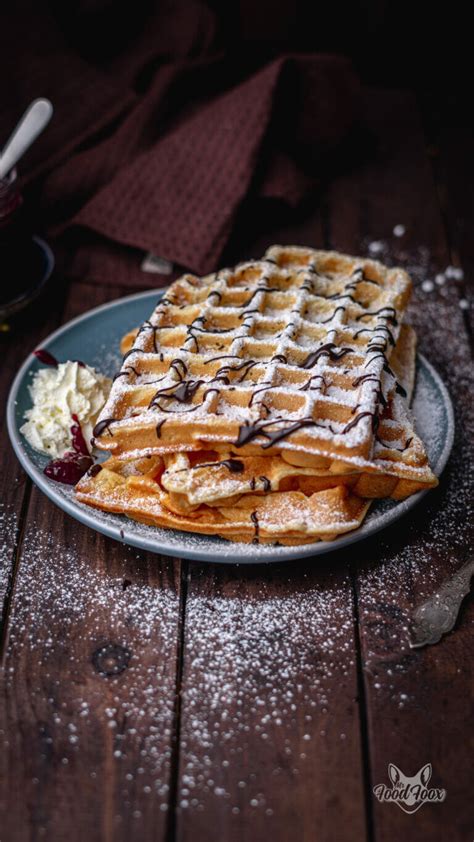 Belgische Waffeln Knusprig Proteinreich