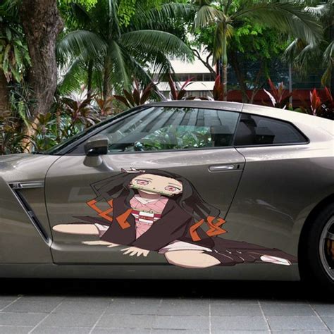 Anime Girl Car Wrap, Anime Car Vinyl Decal, Anime Girl Car Sticker ...