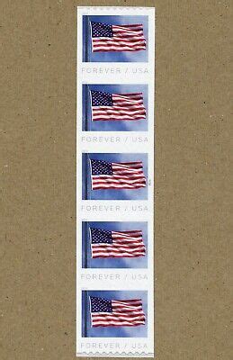 US MNH 5342 WAVING FLAGS STRIP OF 5 2019 FOREVER STAMPS EBay