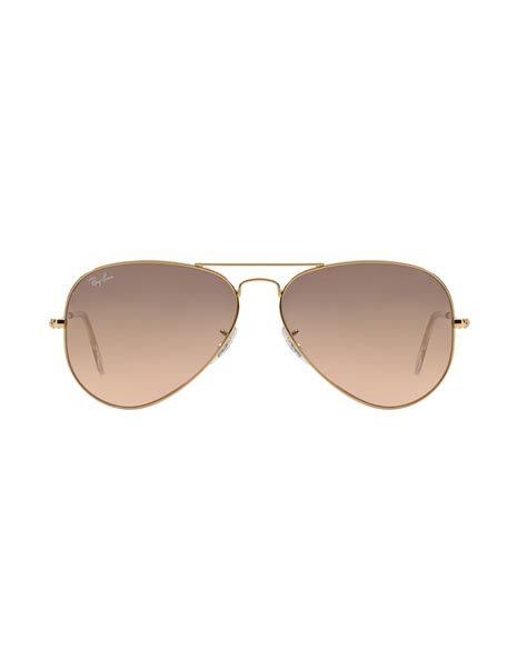 Rose Gold Aviators Ban Ray