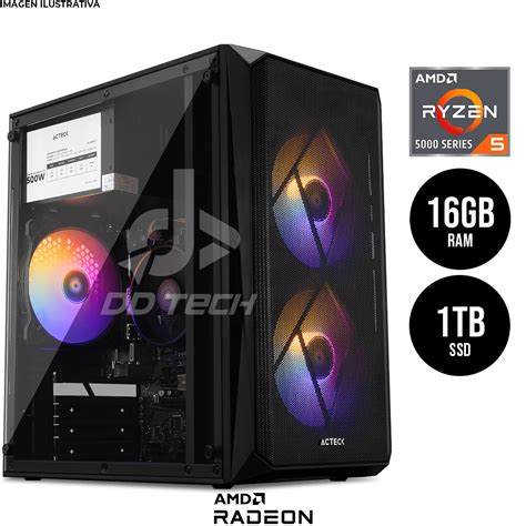 Computadora Pride Gaming Whale V Amd Radeon Graphics Nucleos Amd