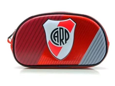 Cartuchera River Plate Cierre Cresko Env O Gratis