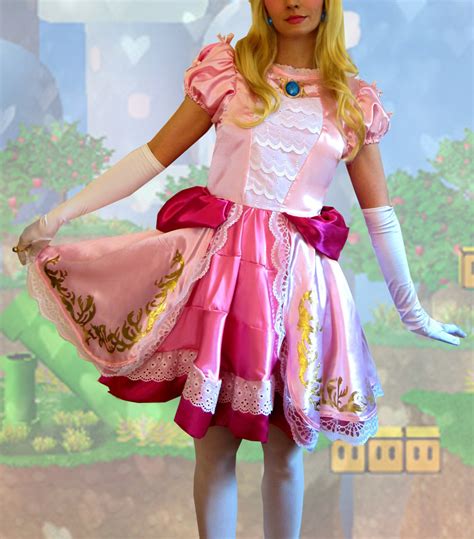 Princess Peach Dress · How To Make A Full Costume · Sewing on Cut Out ...