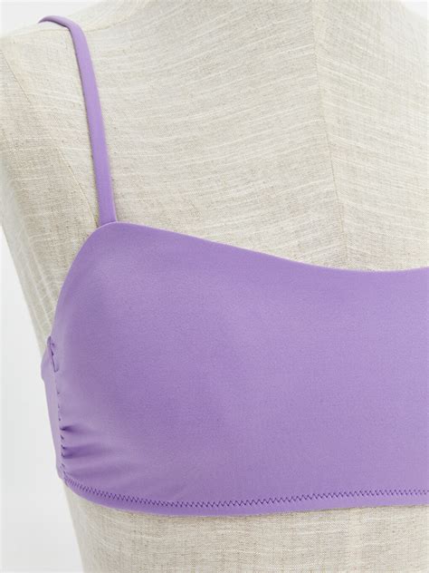 LCW DREAM Mor Düz Çıkarılabilir Pedli Kadın Bikini Üst S5HE30Z8 QP3 LCW