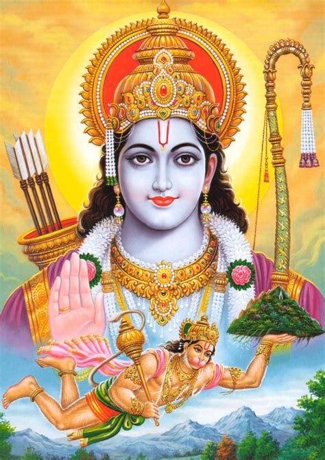 Lord Rama Hindu God Hindu Print Hindu Poster Hindu Art Indian Posters