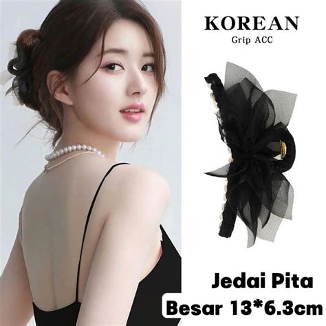 Jual Jepit Rambut Korea Jedai Pita Besar Cm Fashion Wanita Elegan