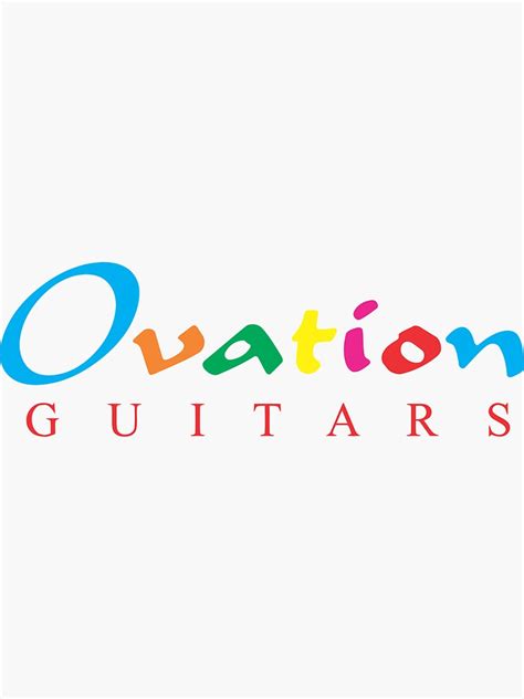 Ovation Guitars Sticker For Sale By Ebeling Redbubble