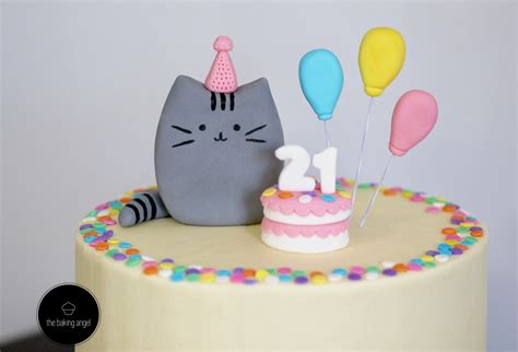 Pusheen Cake The Baking Angel