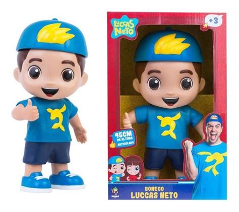 Boneco Lucas Neto Aventureiro Grande 45 Cm Original Mimo ในปี 2024