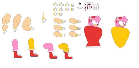 Buff Amy Rose Builder By Amyrosefan17 On Deviantart